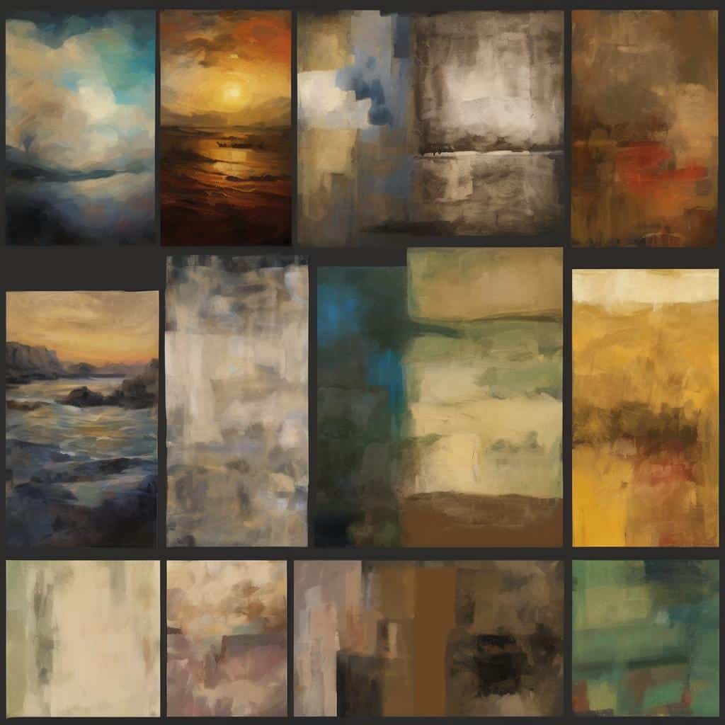 Αλτ κειμένου: Απόχρωση και βαθύτητα στην τέχνη, δημιουργώντας εντυπωσιακές εικόνες με πλούσια χρώματα και σαφείς αντιθέσεις.